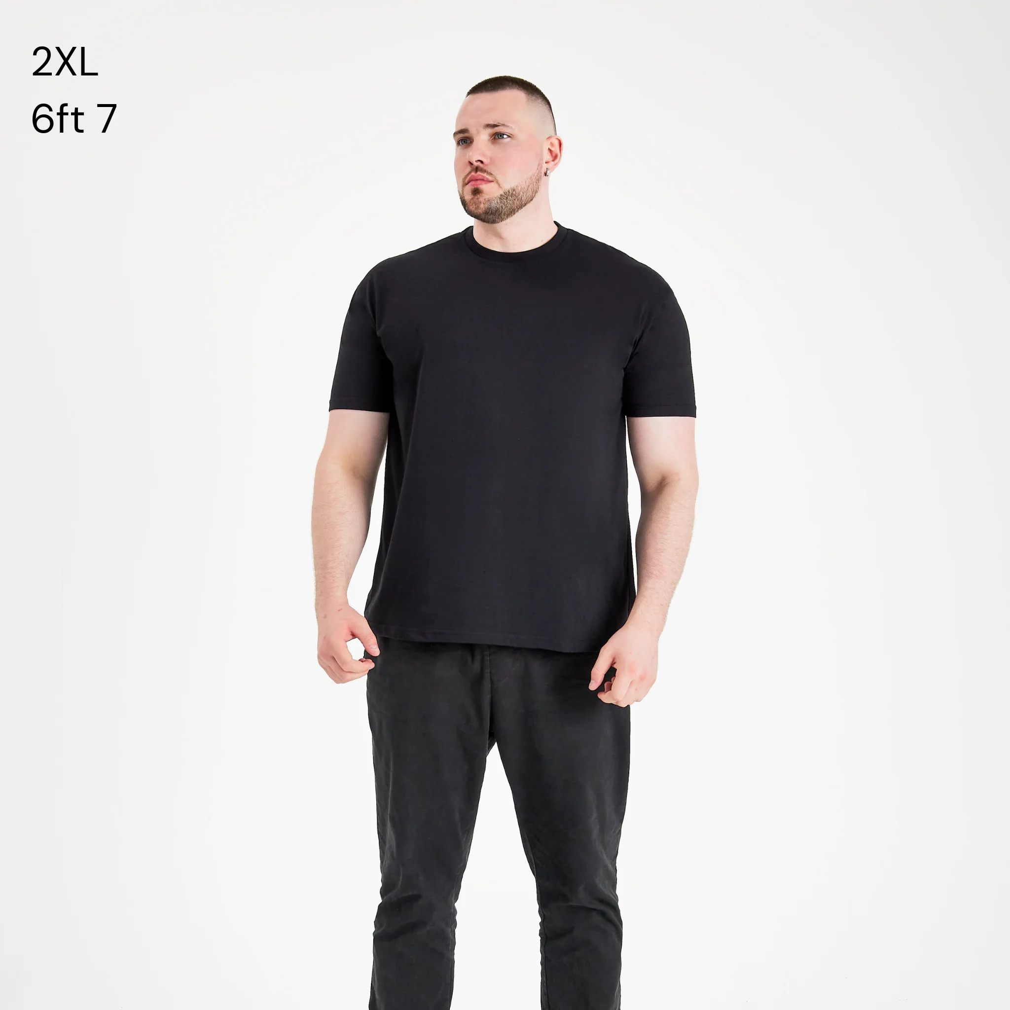 All Black V-Neck 3-Pack - Image 6