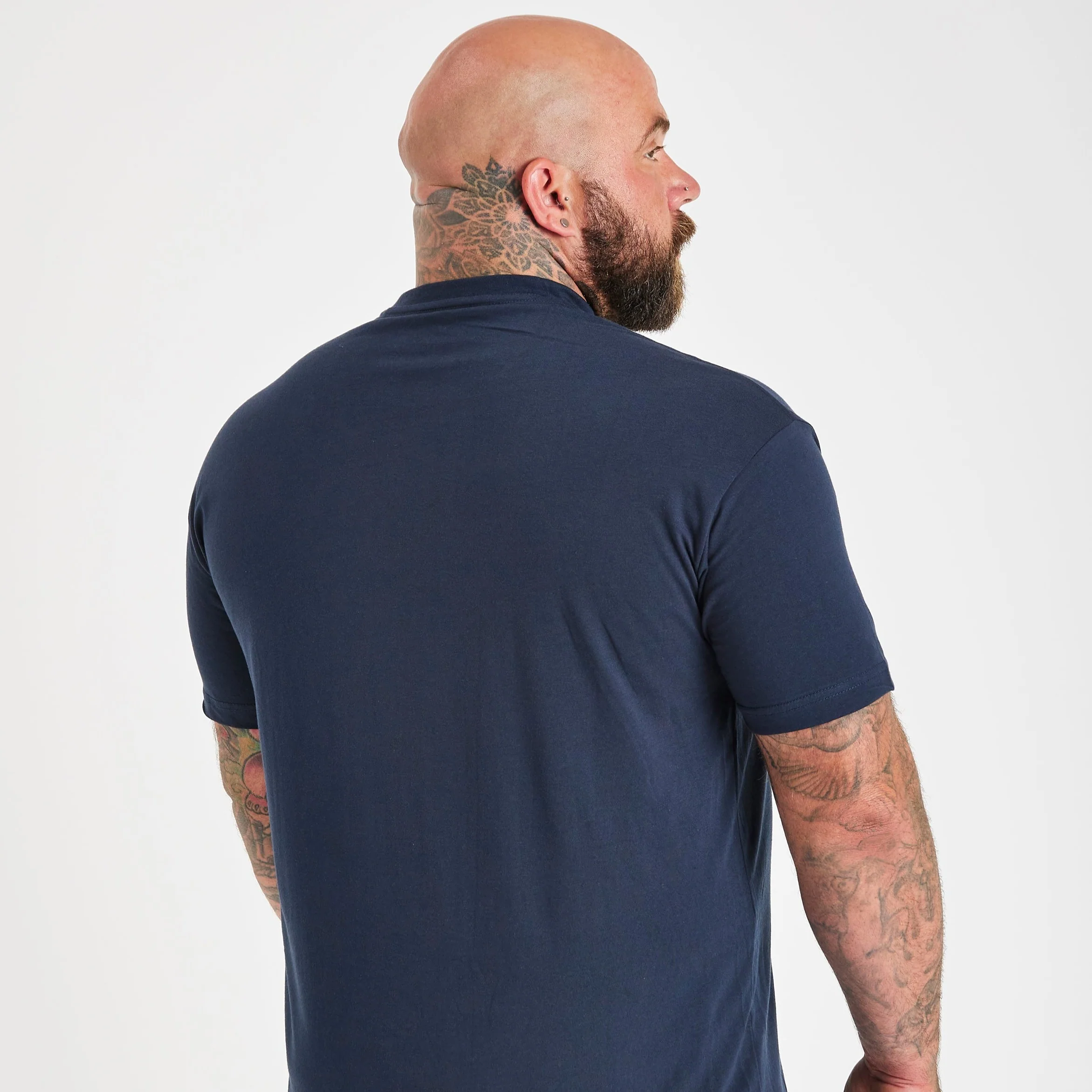 Navy V-Neck T-Shirt - Image 4
