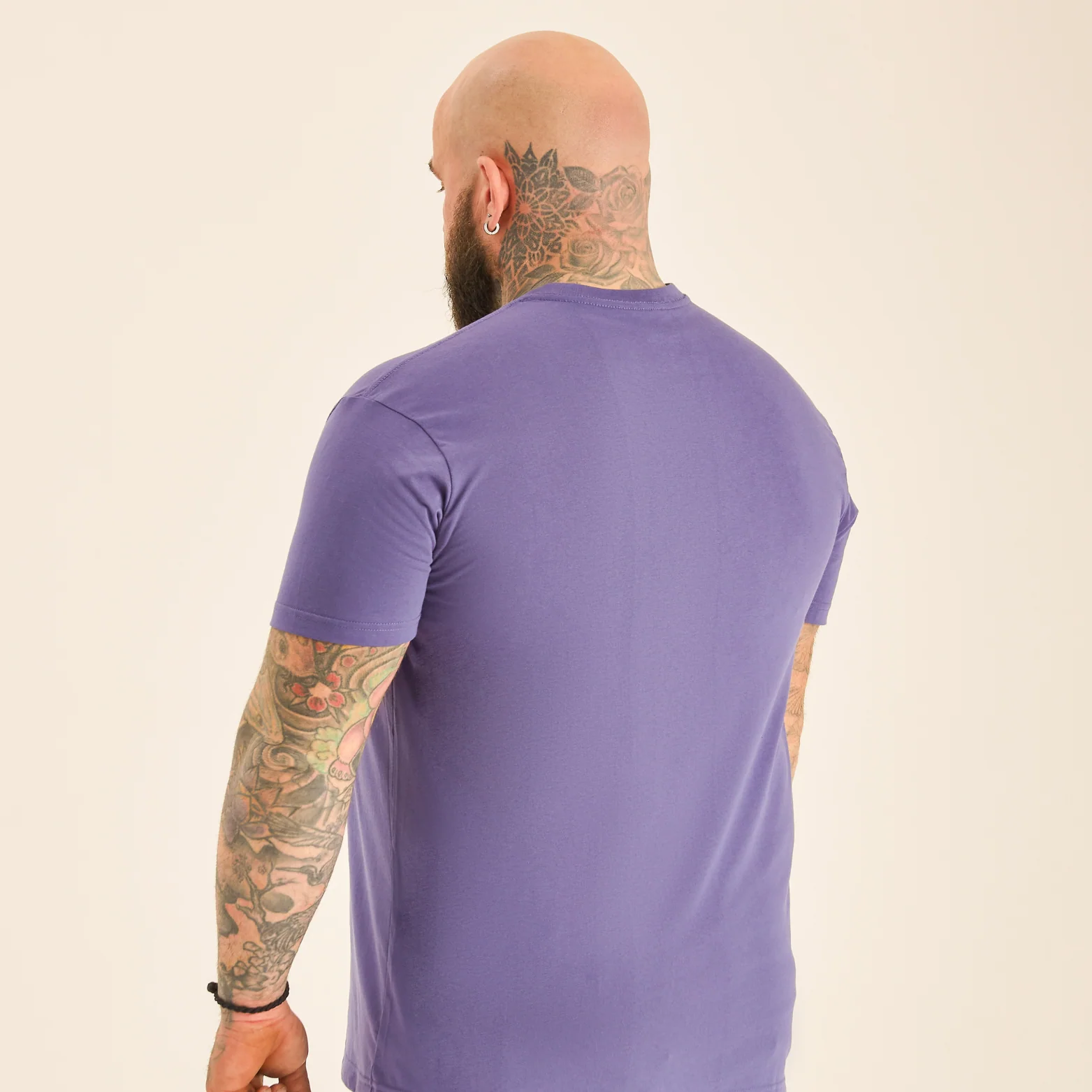 Purple V-Neck T-Shirt - Image 4