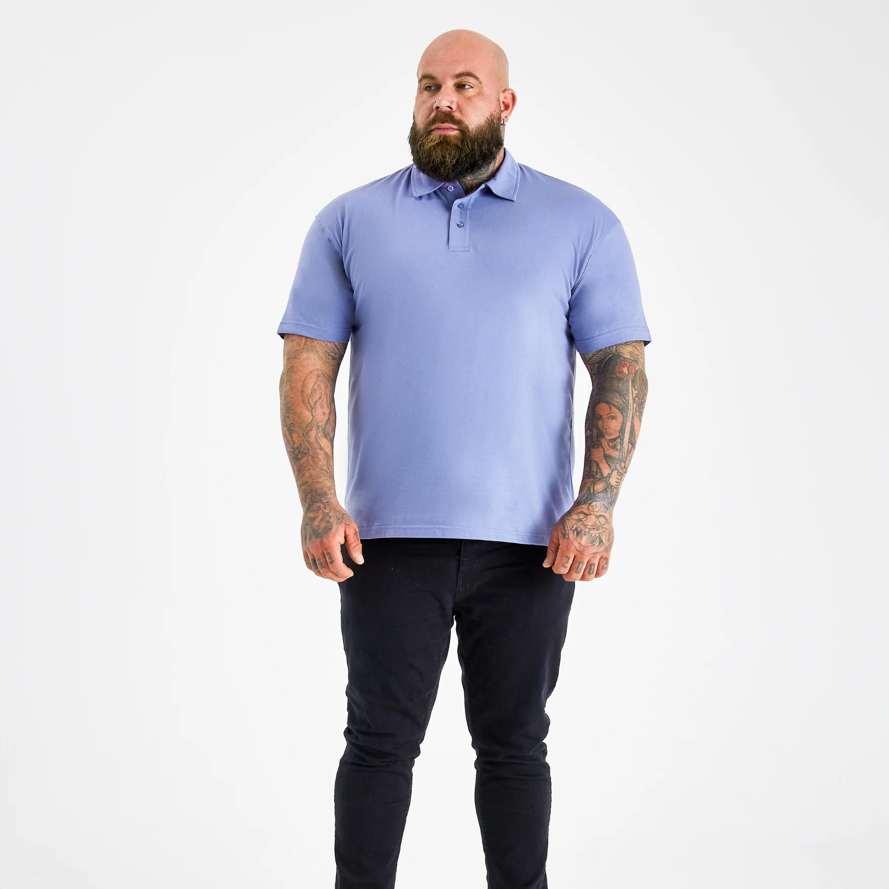 Steel Blue Polo